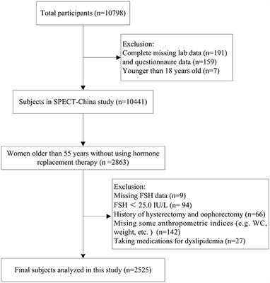 LH/FSH Ratio Is Associated With Visceral Adipose Dysfunction in Chinese Women Older Than 55